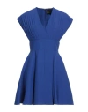 Giovanni Bedin Woman Mini Dress Blue Size 8 Viscose, Acetate