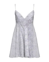 Giovanni Bedin Woman Short Dress Light Purple Size 8 Silk