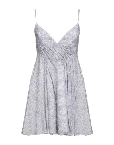 Giovanni Bedin Woman Short Dress Light Purple Size 8 Silk
