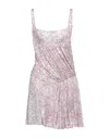 Giovanni Bedin Short Dresses In Pink
