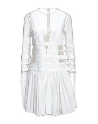 Giovanni Bedin Woman Short Dress White Size 2 Viscose
