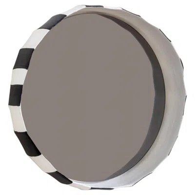 Pre-owned Giovanni Botticelli Black And White Ninfea Mirror 50 By  & Paola Paronetto