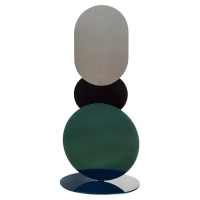 Pre-owned Giovanni Botticelli Equilibrista Am Floor Mirror In Black