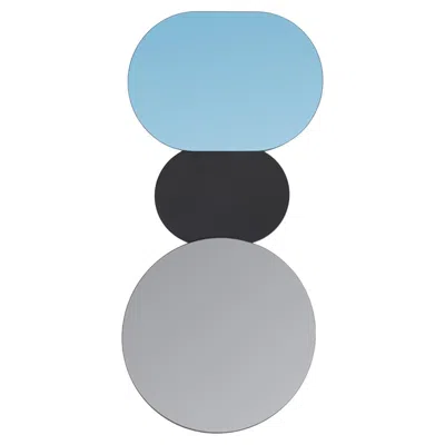 Pre-owned Giovanni Botticelli Equilibrista D2p Wall Mirror In Blue