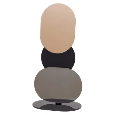 Pre-owned Giovanni Botticelli Equilibrista M2 Tabletop Mirror In Gray