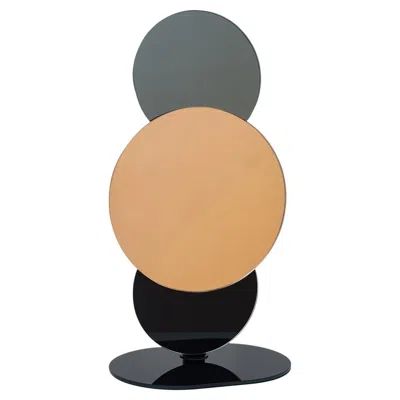 Pre-owned Giovanni Botticelli Equilibrista O2 Tabletop Mirror In Sand