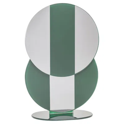 Pre-owned Giovanni Botticelli Minima Small Green Table Mirror