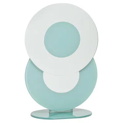 Pre-owned Giovanni Botticelli Minima Small Light Blue Table Mirror