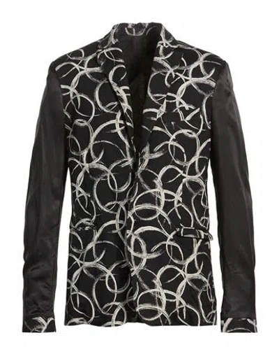 Giovanni Cavagna Man Blazer Black Size 42 Cotton
