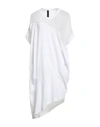 Giovanni Cavagna Woman Mini Dress White Size 8 Cotton, Silk, Linen In White