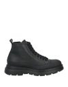 Giovanni Conti Man Ankle Boots Black Size 8 Leather