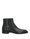 Giovanni Conti Man Ankle Boots Black Size 9 Calfskin