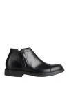 Giovanni Conti Man Ankle Boots Black Size 9 Leather