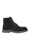 Giovanni Conti Man Ankle Boots Black Size 11 Soft Leather In Black