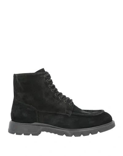Giovanni Conti Man Ankle Boots Black Size 11 Soft Leather