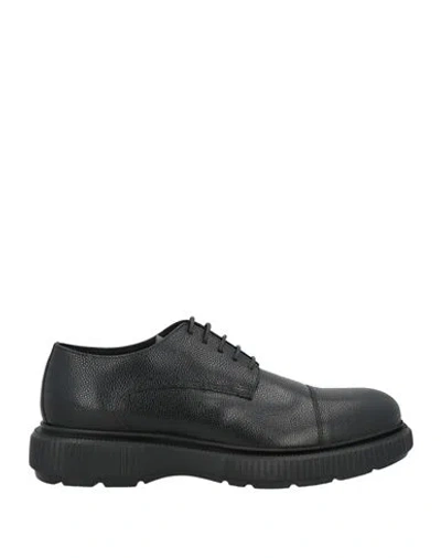 Giovanni Conti Man Lace-up Shoes Black Size 12 Calfskin