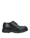 Giovanni Conti Man Lace-up Shoes Black Size 12 Calfskin In Black