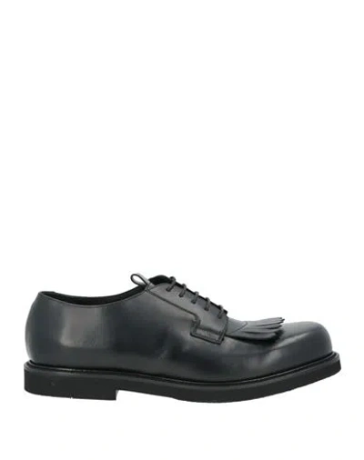Giovanni Conti Man Lace-up Shoes Black Size 10 Calfskin