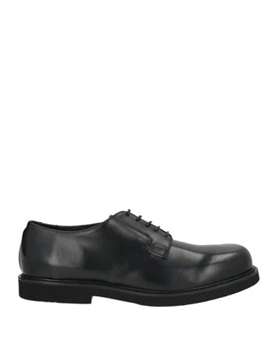 Giovanni Conti Man Lace-up Shoes Black Size 10 Calfskin