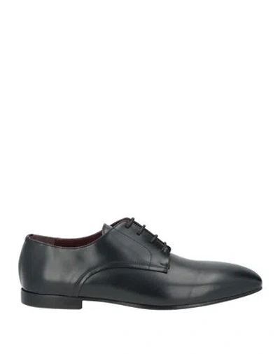 Giovanni Conti Man Lace-up Shoes Black Size 9 Calfskin
