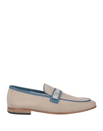 Giovanni Conti Man Loafers Beige Size 9 Calfskin