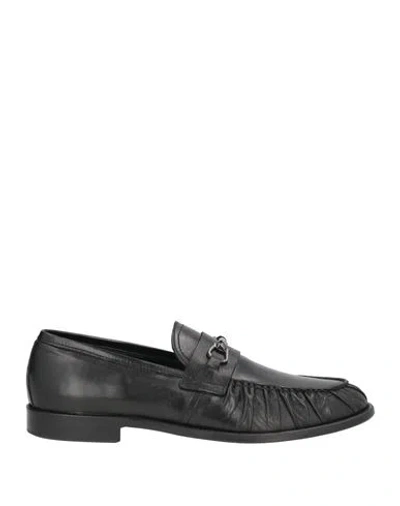 Giovanni Conti Man Loafers Black Size 10 Leather