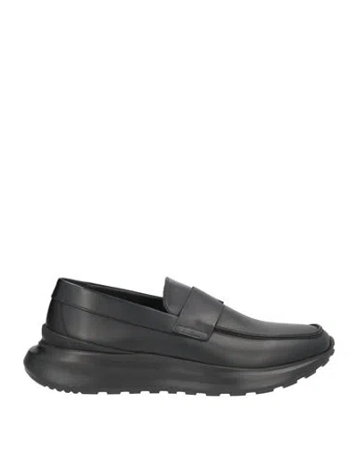 Giovanni Conti Man Loafers Black Size 10 Leather