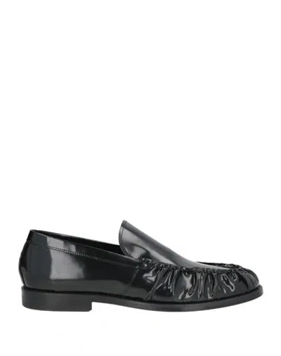 Giovanni Conti Man Loafers Black Size 10 Leather In Multi