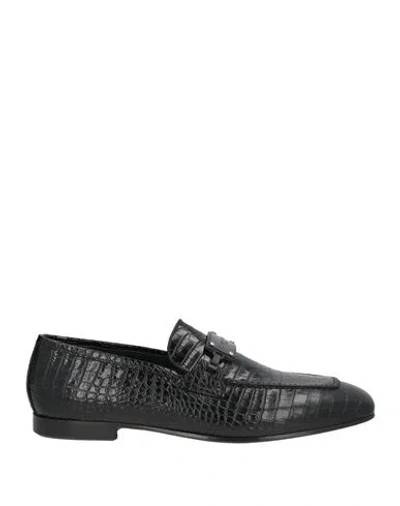Giovanni Conti Man Loafers Black Size 10 Leather
