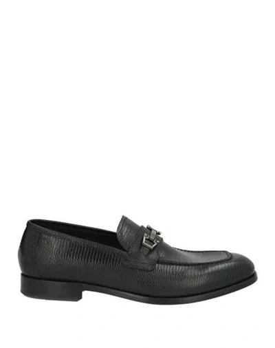 Giovanni Conti Man Loafers Black Size 10 Leather