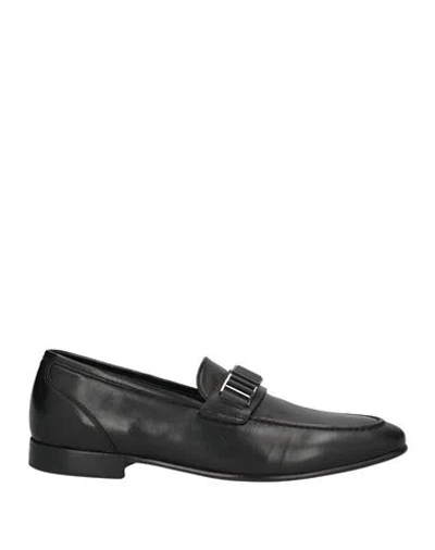 Giovanni Conti Man Loafers Black Size 12 Leather