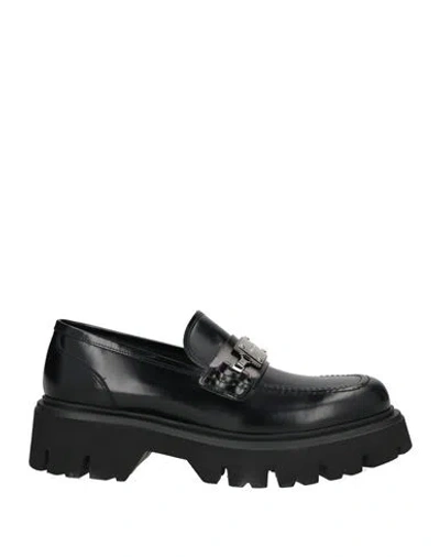 Giovanni Conti Man Loafers Black Size 13 Leather