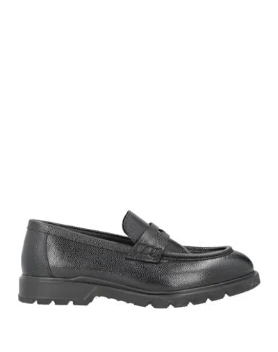 Giovanni Conti Man Loafers Black Size 7 Leather