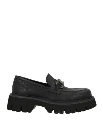 Giovanni Conti Man Loafers Black Size 8 Calfskin