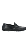 Giovanni Conti Man Loafers Black Size 9 Calfskin In Black