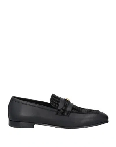 Giovanni Conti Man Loafers Black Size 9 Calfskin