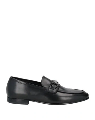 Giovanni Conti Man Loafers Black Size 9 Calfskin