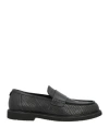 Giovanni Conti Man Loafers Black Size 9 Calfskin In Black