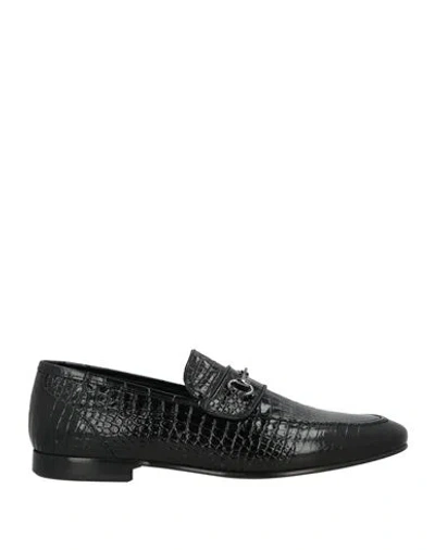 Giovanni Conti Man Loafers Black Size 9 Calfskin