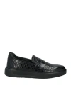 Giovanni Conti Man Loafers Black Size 9 Leather