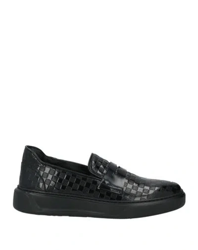 Giovanni Conti Man Loafers Black Size 9 Leather