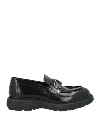 Giovanni Conti Man Loafers Black Size 9 Leather
