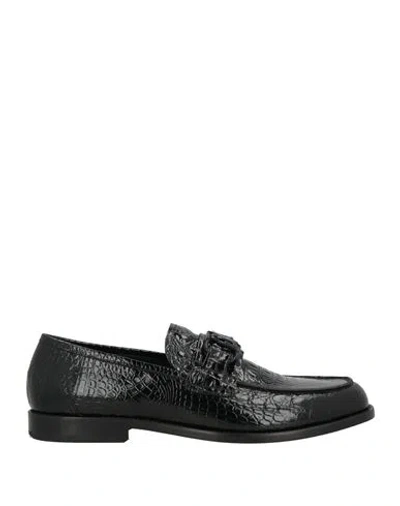 Giovanni Conti Man Loafers Black Size 9 Leather