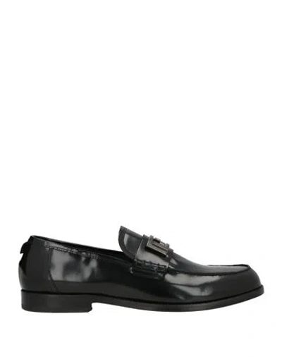 Giovanni Conti Man Loafers Black Size 9 Leather