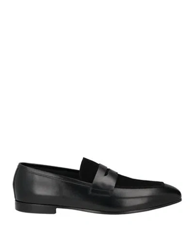 Giovanni Conti Man Loafers Black Size 9 Leather