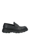 Giovanni Conti Man Loafers Black Size 9 Leather In Black