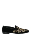Giovanni Conti Man Loafers Black Size 9 Textile Fibers
