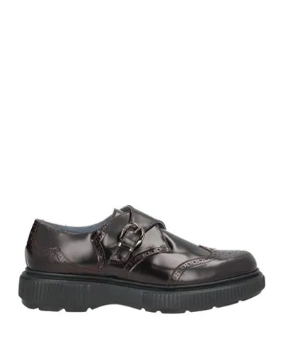 Giovanni Conti Man Loafers Dark Brown Size 10 Leather