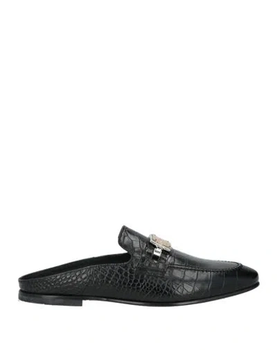 Giovanni Conti Man Mules & Clogs Black Size 9 Leather