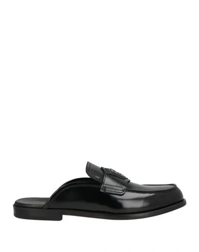 Giovanni Conti Man Mules & Clogs Black Size 9 Leather